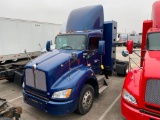 2013 KENWORTH T440 TRACTOR, SINGLE AXLE, DAY CAB, COMPRESSED NATURAL GAS (CNG), CUMMINS ISLG 320 CNG