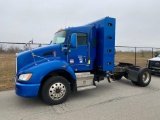 2013 KENWORTH T440 TRACTOR, SINGLE AXLE, DAY CAB, COMPRESSED NATURAL GAS (CNG), CUMMINS ISLG 320 CNG