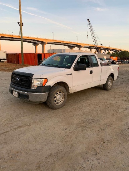 2013 FORD F-150 XL PICK-UP TRUCK, EXTENDED CAB, AUTOMATIC TRANSMISSION, 2-WHEEL DRIVE, 91,902 MILES,