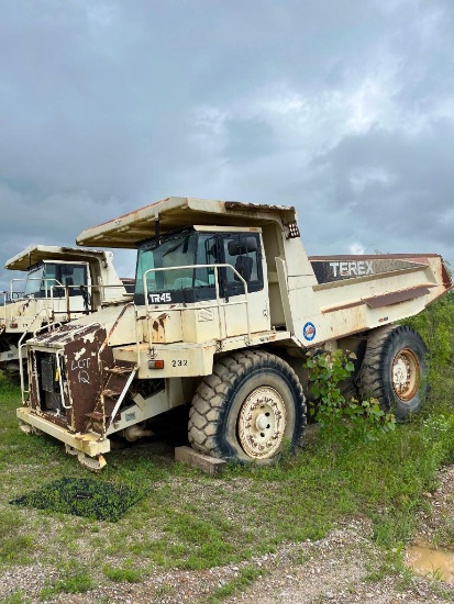 2004 TEREX TR 45, MODEL TR45, PIN T8171091, 9,785 HRS. (OUT OF SERVICE)