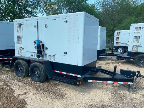 2014 HiPower 230Kva Towable Generator, Dual Fuel Natural Gas or LP, Model HRNG230T6 SA-AP1 ENG