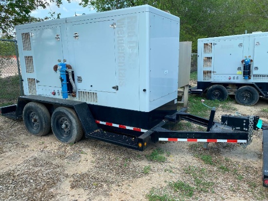 2014 HiPower 230Kva Towable Generator, Dual Fuel Natural Gas or LP, Model HRNG230T6 SA-AP1 ENG