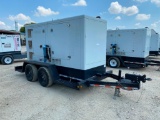 2014 HiPower 165Kva Towable Generator, Dual Fuel Natural Gas or LP, Model HRNG165T6 SA-AP1 ENG 8.1L,
