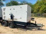 2015 HiPower 165Kva Towable Generator, Dual Fuel Natural Gas or LP, Model HRNG165T6 SA-AP1 ENG 8.1L,