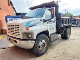 2007 Isuzu hvr single axle dump truck, 10' steel bed, vin 4gtj7c1387f700283, 39,202 miles, automatic