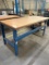 (4) 6' X 3' Adjustable Height Pressed Board Top Work Table