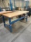 (3) 6' X 3' Adjustable Height Press Board Top Work Table