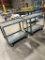 (2) Metal Rolling Material Carts