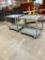 (2) Metal Rolling Material Carts
