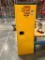 Uline Flammable Storage Cabinet, 22-Gal. Capacity, H-2570SY, 5' 5