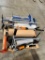 Skid of Assorted Handheld Stretch Wrappers, Paper Rollers, Uline Label Dispenses