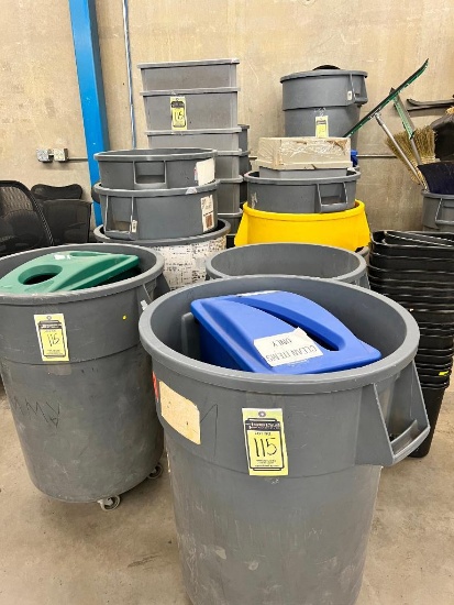 Assorted Size Garbage Cans