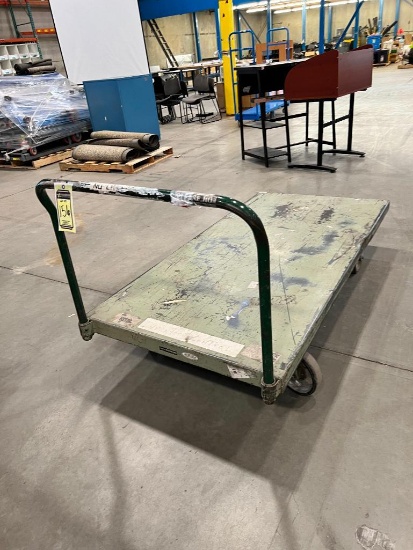 6' x 3' Rolling Metal Material Cart