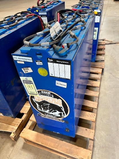 Exide Ironclad 36v Battery, Type E125D-11, s/n REB356278