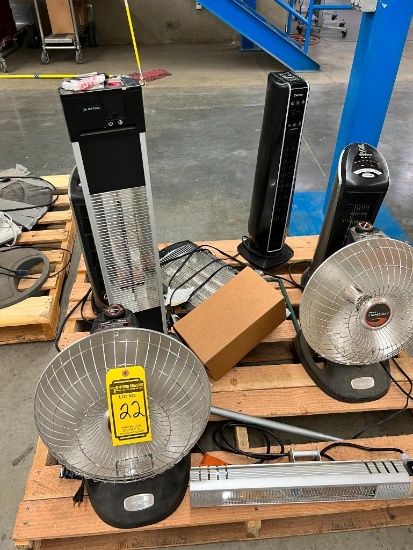 Skid of Assorted Heaters