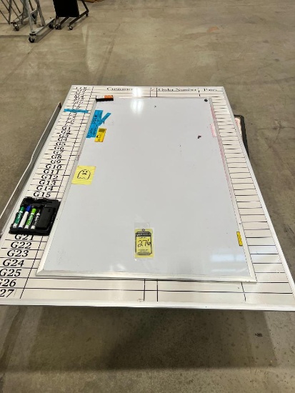 Skid of Assorted Size Whiteboards