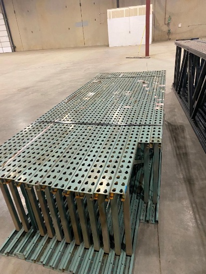 (15x) Uprights: (13) 10' T x 30'' D uprights and (2) 100'' T x 30'' D Teardrop Uprights