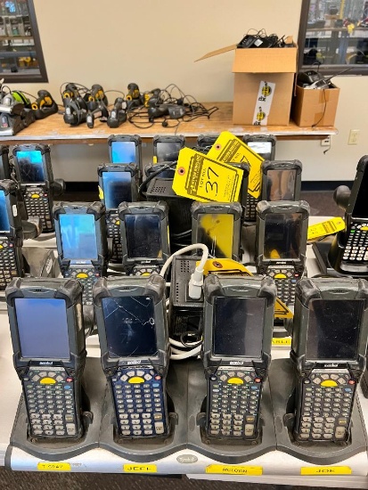 (16) Symbol Scanners w/ Docking Charging Stations