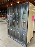 (5) Sections of Lockers w/ Combinations