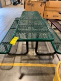 Metal Grated Picnic Table