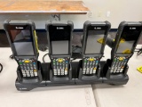 (4) 2021 Zebra Scanners, Model MC930B, w/ Docking Charging Station