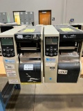 (2) Zebra Printers, Model 110XI4, RFID Ready