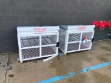 (2) Propane Storage Cages