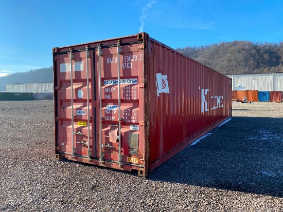 2000 Conex, 40' x 8' x 8', Content of Wooden Shelving