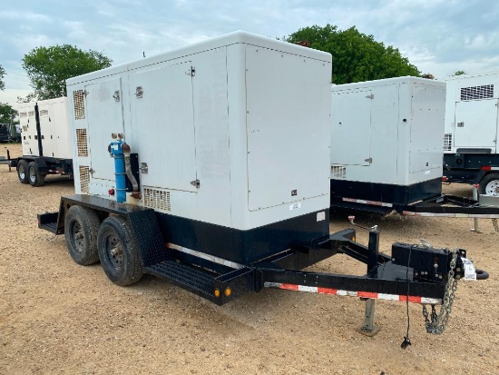 2014 HiPower 230 KVA Towable Generator, Dual Fuel Natural Gas or LP, Model HRNG230T6 SA-AP1 ENG