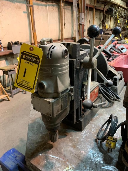 Milwaukee Magnetic Drill, 1-1/4" Capacity, 11.5 Amp, 120 V