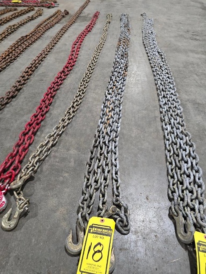 (2) 20' 3/8 Double Hook Chains