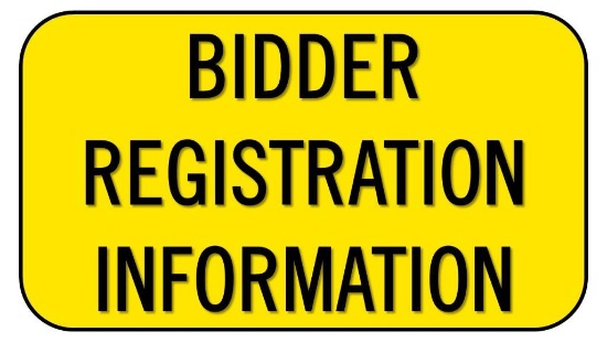 Bidder Registration Information