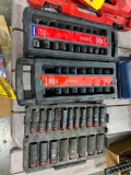 (3) Assorted Deep Impact Sockets Sets, SAE & Metric