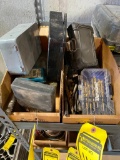 (2) Boxes of Assorted Drill Bits & Indexes