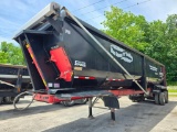 2014 Superior 39' Frame Steel Dump Trailer, Tandem Axle, 80,000 GVWR, Air Ride Suspension, Aero
