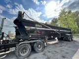 2014 Superior 40' Frame Steel Dump Trailer, Tandem Axle, 80,000 GVWR, Air Ride Suspension, Aero