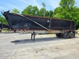 2012 Mac 36' Frame Dump Trailer, Tandem Axle, 80,000 GVWR, Aero Automatic, Mesh Canopy, Spring