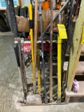 (9) Assorted Spuds, Breaker Bars, Sledgehammers & Assorted