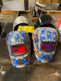(4) Auto Darkening Welding Helmets