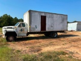1985 Ford Box Truck, Gas Big Block Engine, 5-Speed Transmission, Single Axle, 22' 6