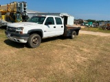 2007 Chevrolet 3500 Flatbed Dully w/ Gooseneck Ball Duramax 6.6 Liter Turbo Diesel, Allison