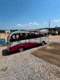 Star EV Electric Powered 11-Person Bus w/ Wheelchair Ramp, Solar Panel on Top, PA System