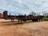 2007 Fontaine T/A Flatbed Trailer, 45', VIN 13N-1452C-2-71544979, & Contents of Drill Pipe