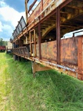 1980 Pullman Steel Deck T/A 40' Flatbed Trailer, VIN Y61697