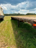 52' T/A Stretch Flatbed Trailer (No Title)