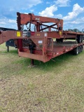 24' Tri-Axle Gooseneck Trailer (No Title)