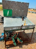 (2) Forman's Desks & Assorted Duct Work, PVC, Couplings, & Elbows