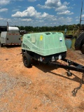 Doosan Enclosed Diesel Compressor, Inline 4-Cylinder Kubota Diesel Engine, 200 Max. PSI, 3,677 Hours
