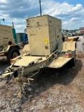 US Department of Defense Diesel Generator, 60 KW, 50/60 HZ, Model MEP-806A, S/N RZJ01432, 120/208 V,