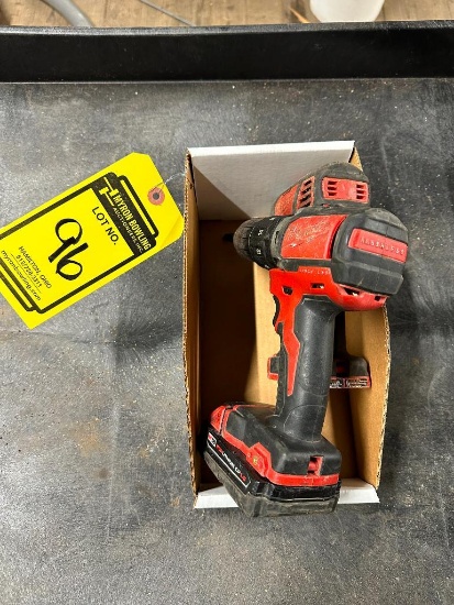 Milwaukee Impact Driver & 1/2" Drill/Driver, 18 V, No Charger, (1) Battery